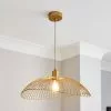 Elements Jaula Gold 1 Light Ceiling Fitting -DUNEL House Shop 30755632