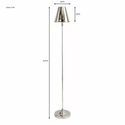 Dorma Bedford Polished Nickel Floor Lamp -DUNEL House Shop 30755699 alt07