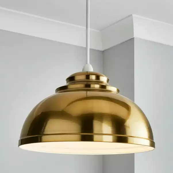Dunelm Galley Gold Easy Fit Pendant 3 Dunelm Galley Gold Easy Fit Pendant