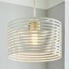 Dunelm Kiel White Easy Fit Pendant