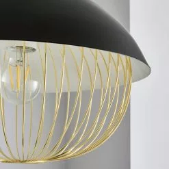 Dunelm Emzo Black Ceiling Fitting 35cm -DUNEL House Shop 30755731 alt02