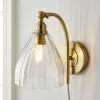 Churchgate Allexton Fluted Glass Wall Light -DUNEL House Shop 30755739