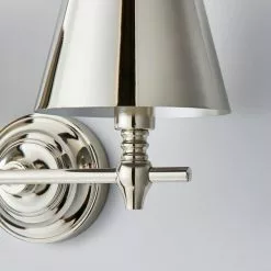 Dorma Bedford Polished Nickel 2 Light Wall Light -DUNEL House Shop 30755751 alt02