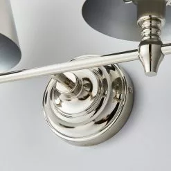 Dorma Bedford Polished Nickel 2 Light Wall Light -DUNEL House Shop 30755751 alt03