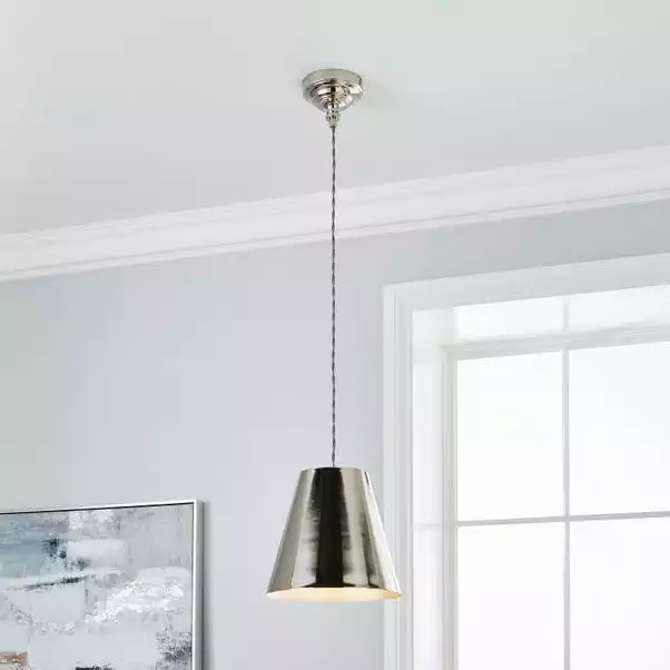 Dorma Bedford Nickel 1 Light Ceiling Fitting 3 Dorma Bedford Nickel 1 Light Ceiling Fitting