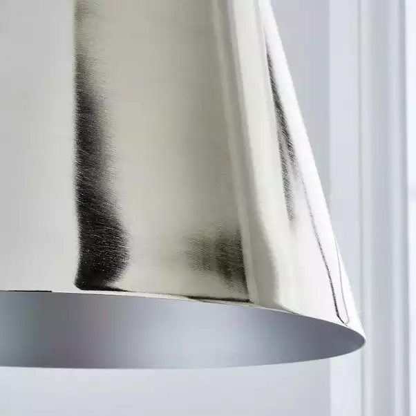 Dorma Bedford Nickel 1 Light Ceiling Fitting 5 Dorma Bedford Nickel 1 Light Ceiling Fitting - Image 3