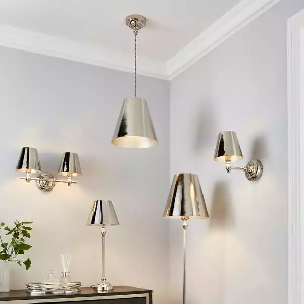 Dorma Bedford Nickel 1 Light Ceiling Fitting 8 Dorma Bedford Nickel 1 Light Ceiling Fitting - Image 6