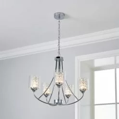 Dunelm Frankie 5 Light Ceiling Fitting