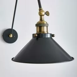 Dunelm Logan Grey Arm Ceiling And Wall Light -DUNEL House Shop 30755758 alt02