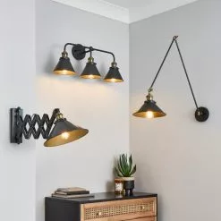 Dunelm Logan Grey 3 Light Wall Light 13 Dunelm Logan Grey 3 Light Wall Light -DUNEL House Shop 30755760 alt06