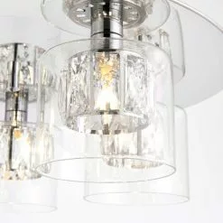 Vogue Lighting Vogue Armoury 5 Light Flush Ceiling Fitting -DUNEL House Shop 30755830 alt04