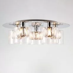 Vogue Lighting Vogue Armoury 5 Light Flush Ceiling Fitting -DUNEL House Shop 30755830 alt05