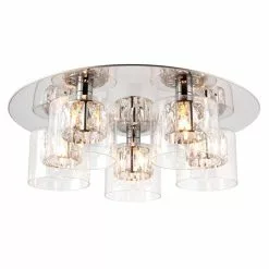 Vogue Lighting Vogue Armoury 5 Light Flush Ceiling Fitting -DUNEL House Shop 30755830 alt06