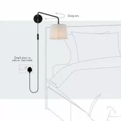 Vogue Lighting Vogue Carlson Wall Light -DUNEL House Shop 30755854 alt05