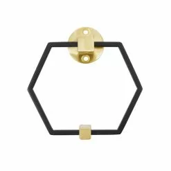 Dunelm Hexagon Matte Black Door Knocker -DUNEL House Shop 30756553 alt02
