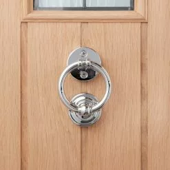Dunelm Traditional Chrome Door Knocker