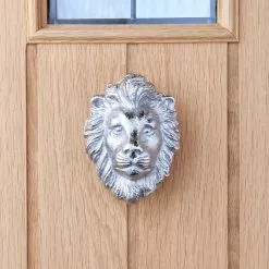 Dunelm Lion Silver Door Knocker