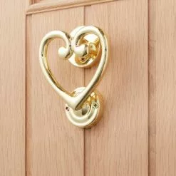Dunelm Heart Gold Door Knocker -DUNEL House Shop 30756567 alt01