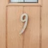 Dunelm Decorative Brushed Chrome Door Number -DUNEL House Shop 30756599