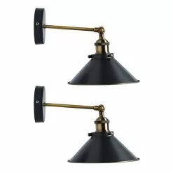 Dunelm Logan Grey Industrial Wall Light Twin Pack -DUNEL House Shop 30762320 alt05