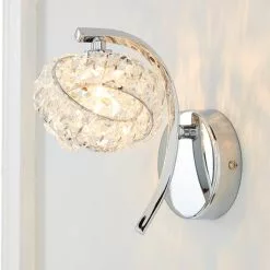 Dunelm Cecilie Glass Wall Light Twin Pack -DUNEL House Shop 30762442 alt01