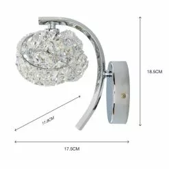 Dunelm Cecilie Glass Wall Light Twin Pack -DUNEL House Shop 30762442 alt05