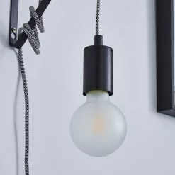 Dunelm Bradford Plug In Flex Set Twin Pack Matt Black -DUNEL House Shop 30762451 alt03