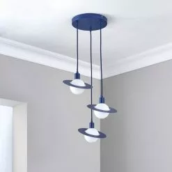 Dunelm Saturn 3 Light Cluster Ceiling Fitting -DUNEL House Shop 30763137 alt01