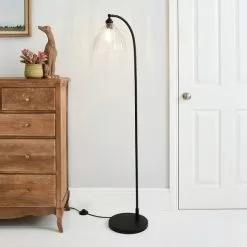Churchgate Allexton Black Floor Lamp