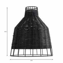 Dunelm Lowa Easy Fit Pendant Black -DUNEL House Shop 30766149 alt07