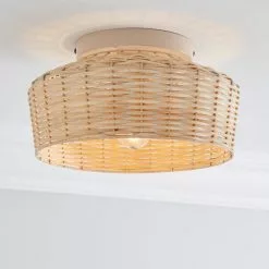 Dunelm Ohio 1 Light Flush Ceiling Fitting