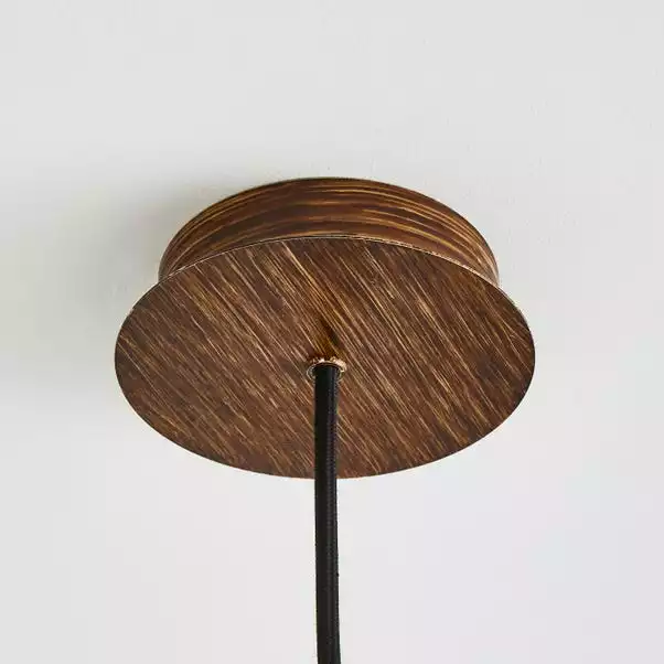 Dunelm Tien Walnut 1 Light Pendant Ceiling Fitting 6 Dunelm Tien Walnut 1 Light Pendant Ceiling Fitting - Image 4