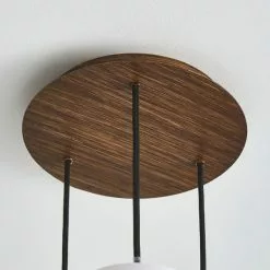 Dunelm Tien Walnut 3 Light Cluster Ceiling Fitting -DUNEL House Shop 30766177 alt03