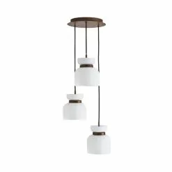 Dunelm Tien Walnut 3 Light Cluster Ceiling Fitting -DUNEL House Shop 30766177 alt05