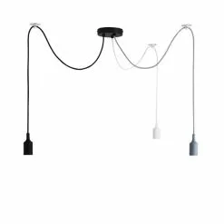Dunelm Monochrome Flex 3 Light Cluster Ceiling Fitting -DUNEL House Shop 30766257 alt05