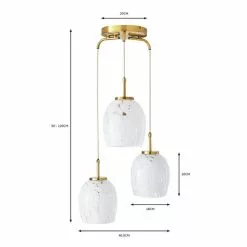 Dunelm Lilo 3 Light Cluster Ceiling Fitting -DUNEL House Shop 30766264 alt07
