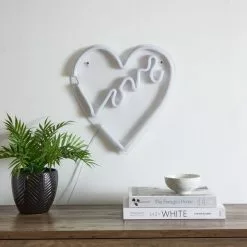 Dunelm Love Heart Neon Sign -DUNEL House Shop 30767721 alt01