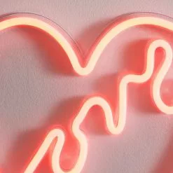 Dunelm Love Heart Neon Sign -DUNEL House Shop 30767721 alt02