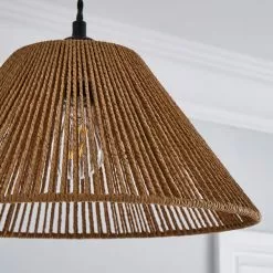 Dunelm Kabir Tapered String Pendant Shade -DUNEL House Shop 30768629 alt02