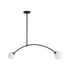 Dunelm Gigi 2 Light Ceiling Fitting Black -DUNEL House Shop 30768635 alt05