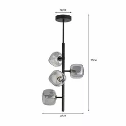 Elements Tollose 4 Lighting Ceiling Fitting -DUNEL House Shop 30768646 alt07