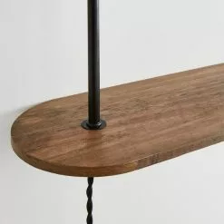 Elements Visby Shelf Wall Light Walnut -DUNEL House Shop 30768647 alt03