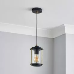 Dunelm Weston 1 Light Industrial Ceiling Pendant -DUNEL House Shop 30768661 alt01