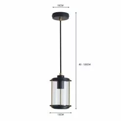 Dunelm Weston 1 Light Industrial Ceiling Pendant -DUNEL House Shop 30768661 alt07