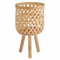 Dunelm Bamboo And Wood Plant Stand -DUNEL House Shop 30769175 alt03