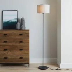 Dunelm Ava Black Floor Lamp Base -DUNEL House Shop 30769758 alt04