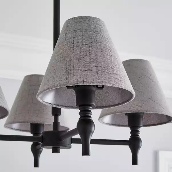 Dorma Bedford 4 Light Black Ceiling Fitting 5 Dorma Bedford 4 Light Black Ceiling Fitting - Image 3