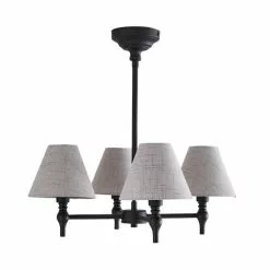 Dorma Bedford 4 Light Black Ceiling Fitting 12 Dorma Bedford 4 Light Black Ceiling Fitting -DUNEL House Shop 30770066 alt05