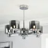 Dunelm Erin Ceiling 5 Light Smoked Ceiling Fitting -DUNEL House Shop 30770070