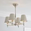 Dorma Bedford 4 Light Polished Nickel Ceiling Fitting -DUNEL House Shop 30770080